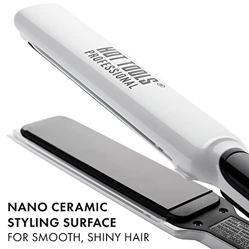 Hot Tools Pro Artist Nano Ceramic 1.5 Inch Hair Straightener - XL Plates