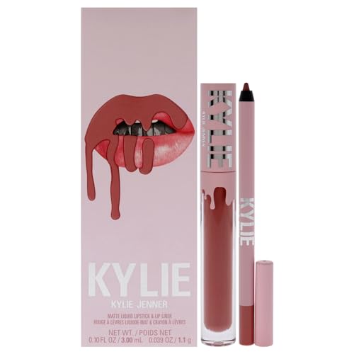 Long Lasting Matte Lipstick & Lip Liner Set - 2 Pc Lip Makeup Kit