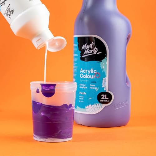 Mont Marte Premium Acrylic Flow Medium 16.9oz Pack of 2 - Fluid Art Additive