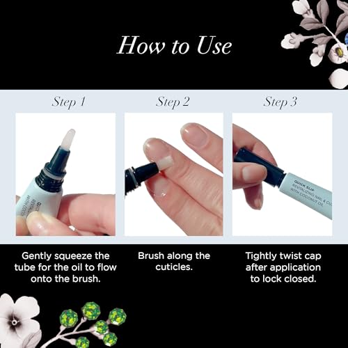 butter London Quick Slip Cuticle Oil for Nails - Revitalizing Cuticle Oil Treatment Softens, Hydrates & Strengthens with Biotin, Horsetail Extract, Vitamin B & Calcium - Fast-Drying Nail Care