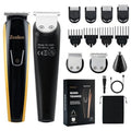Beard Trimmer for Men, 3-in-1 Men's Trimmer for Mustache, Rechargeable Men's Hair Trimmer & Razor for Beard, Face, Nose, Groin & Manscaping, 13 Set, Birthday Valentines Ideal Gift for Men