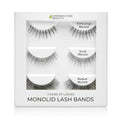 Hannah Cho Beauty Monolid Lash Sample Pack - 3 Pairs Natural Real Hair Eyelashes