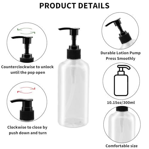 Massage Bottle Holster Kit with 2x 10oz Leak-Resistant Bottles & Adjustable Strap - Double Version