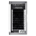 Lash Extensions 0.15mm Thickness J Curl 8mm Length Individual Volume Natural Eyelashes For Eyelash Extensions(0.15,J,8mm)