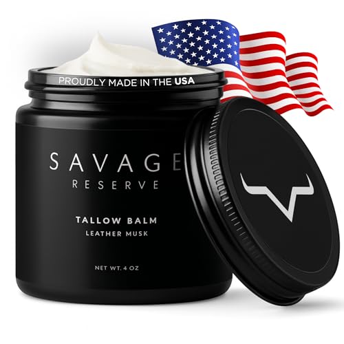 Beef Tallow Lotion for Face, Neck and Hands ? Whipped Grass-Fed & Finished Tallow Balm with Manuka Honey & Olive Oil ? No Seed Oils ? All-In-One Cream Moisturizer for Skin ? 4 oz