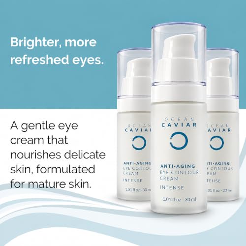 Moisturizing Eye Contour Cream with Caviar & Algae Extracts - Mature Skin Care