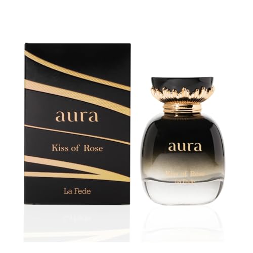 Khadlaj La Fede Aura Kiss of Rose Perfume 3.4oz - Fruity Floral Scent