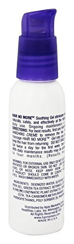 Apex No More Soothing Gel 2oz – Hair Inhibitor & Hair Growth Inhibiting Gel