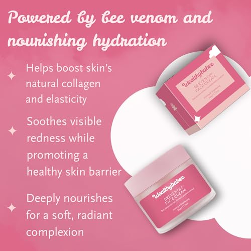 Beevenom Face Cream, Firming and Brightening Facial Moisturizer with Bee Venom Extract and Centella Asiatica, 1.7 fl oz