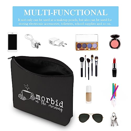 True Crime Podcast Lover Gift Crime Show Fans Gift In The Morning True Crime Makeup Bag (Mor bid Bag)