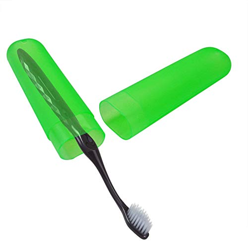 24PCS Travel Toothbrush Holder Case - Safe, Hygienic & Compact for Bathroom & Travel - Variety of Colors