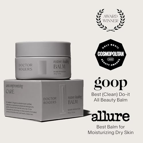 Doctor Rogers Restore Healing Balm. Multi-Purpose Healing Ointment & Moisturizing Relief Gel. Protects & Soothes Injured, Sensitive & Dry Skin. 4 Ounce (114 g) Tube