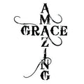 6 Sheets Temporary Tattoos Cross Grace Amazing Temporary tattoo Neck Arm Chest