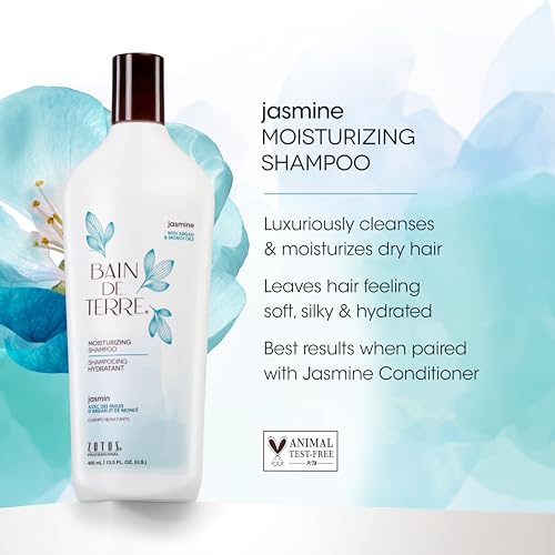 Bain de Terre Jasmine Moisturizing Shampoo & Conditioner Set 13.5 Fl Oz