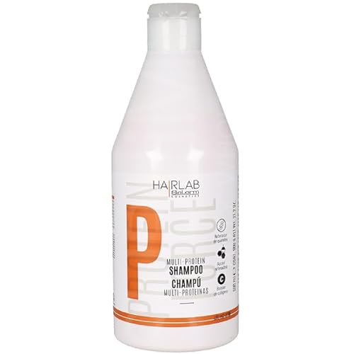 Salerm Hairlab Multi-Protein Shampoo Fortifying Formula with Hydrolyzed Keratin, 42.3 Ounce