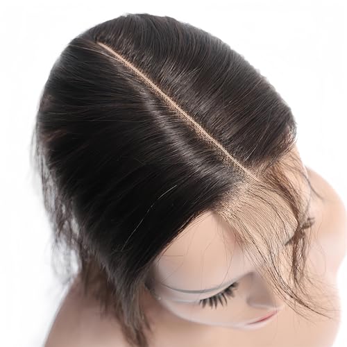 Risbaer 18 Inch Brazilian Straight 2x6 HD Lace Closure Human Hair Middle Part