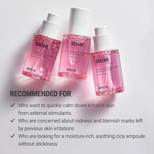 Cica Care Clearing Ampoule for Sensitive Skin Soothing & Blemish Relief - 1 Fl Oz