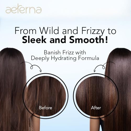 Aeterna AQUA Hydrating Anti-Frizz Shampoo - Color-Safe, Sulfate-Free, 250ml - AQUA SH