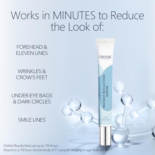 Rapid Reduction Eye Serum - Visibly Reduces Under-Eye Bags, Wrinkles, Dark Circles, Fine Lines & Crow's Feet Instantly, Facial Serum-10ML