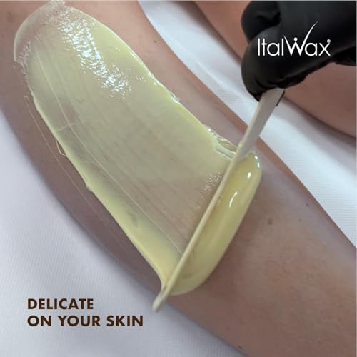 Italwax White Chocolate Hard Wax Beads 35.27 oz Long Setting Stripless Wax with Vanilla Fragrance for Large Areas