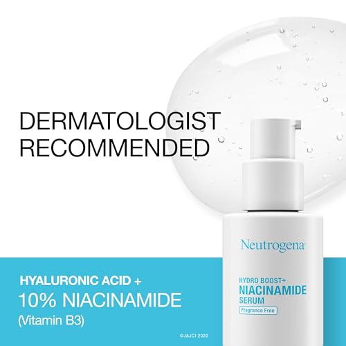 Neutrogena Hydro Boost Niacinamide Face Serum - Hydrating & Brightening, 1 oz