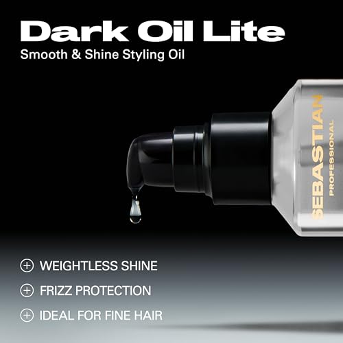 Sebastian Professional Dark Oil Lite Ultra Light Styling Oil 3.3 Fl Oz
