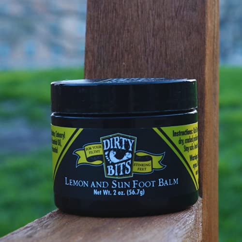 Lemon and Tea Tree Oil Natural Foot Balm | Extra Strength Plant Rich Balm for Fast Acting Relief | Topical Ultra Care for Itchy Feet, Toenails, Heels and Cracked Feet | Care for Athletes