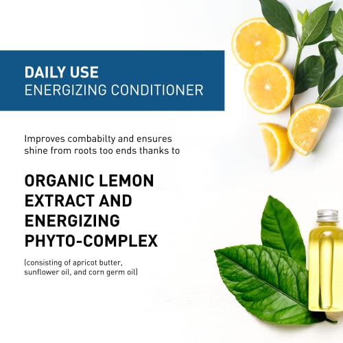 Energizing Vegan Hair Conditioner with Organic Lemon Extract - 13.5 fl oz