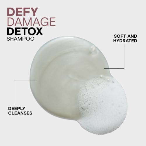 Joico Defy Damage Detox Shampoo 10.1 Fl Oz - Remove Buildup & Trace Minerals