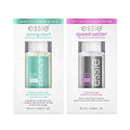 Essie Base Coat & Top Coat Set, Strong Start Strengthener Base Coat + Speed Setter Fast-Drying Top Coat, Gifts For Women And Men, 0.46 Fl Oz Each