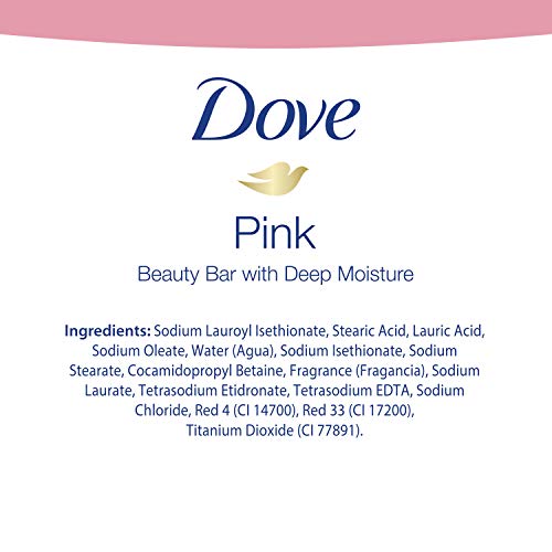 Dove Pink Moisturizing Beauty Bar for Soft Skin 20-Pack 3.75 oz