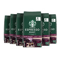 Starbucks Espresso Roast Whole Bean Coffee - Pack of 6 x 12 oz - Bold & Rich
