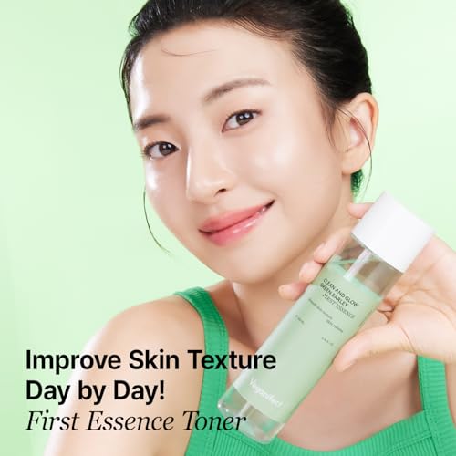 VEGANIFCET Essence, Ultra Hydrating, for Glowing Skin, Korean Skin Care, Vegan, 6.76 Fl Oz