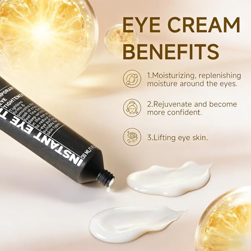 Instant Firmx Eye Cream, Under Eye Bags and Wrinkles Filler, Tightening and Lifting Cream for Women Men Temporary Instant Visibly Reduces Wrinkles Dark Circles Fine Lines,1.0 FL OZ