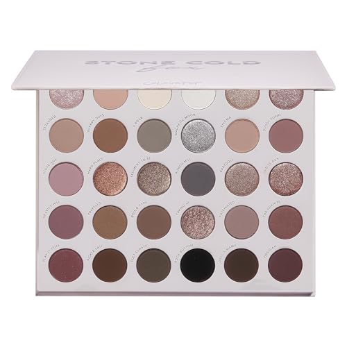 ColourPop Stone Cold Fox Eyeshadow Palette - 30 Cool Tone Matte & Metallic Shades