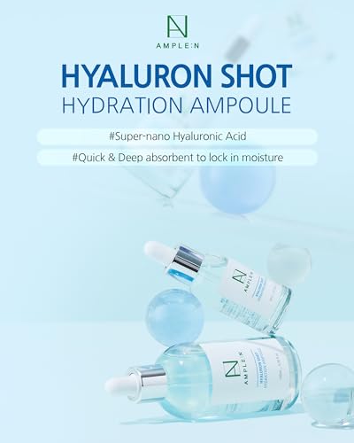 CORÉANA Hyaluron Shot Hydrating Face Serum 3.38 Fl Oz - Multi-Depth Moisture & Skin Boost