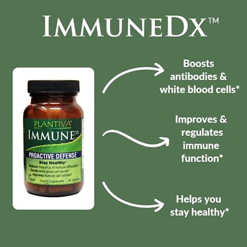 ImmuneDx + ColdDx Herbal Formulas (60 ct Bottles) Immune Support Bundle 2CT