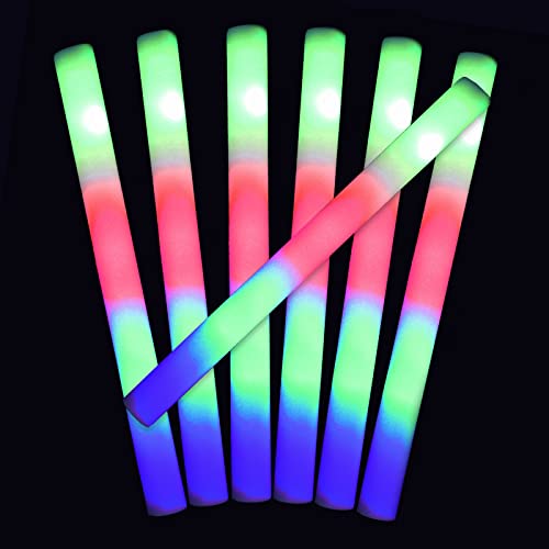 100 LED Foam Party Sticks Lights - Multi-Color Modes for Weddings, Birthdays & Events - Variation of THIS listing