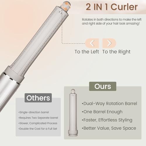 Chivixe 1.2 Inch 30mm Long Curling Barrel Attachment for Shark FlexStyle HD400