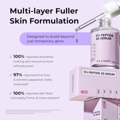 3D Firming Pore Serum with Copper & Peptides for Anti-Aging & Skin Refinement