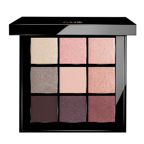 GA-DE Velveteen Eyeshadow Palette 45 - Light to Deep Shades, Matte & Shimmery Finishes - 0.286 oz - Field Of Dreams Variation