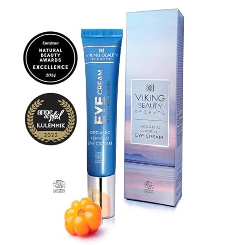 Eye Cream - Hyaluronic Acid and Nordic Berry Infused Eye Cream - Under Eye Cream for Reducing Dark Circles and Fine Lines - Hydrating Eye Cream for Daily Use