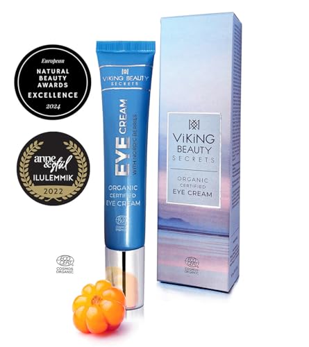 Hydrating Eye Cream with Hyaluronic Acid & Nordic Berries for Dark Circles & Fine Lines