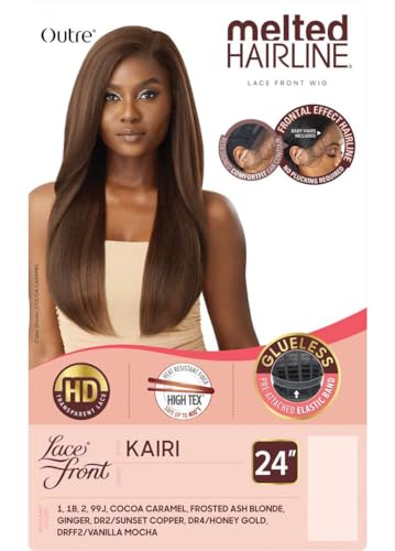 Outre Lace Front Wig Kairi Deep Wine 99J Melted Hairline Pre-Plucked Glueless