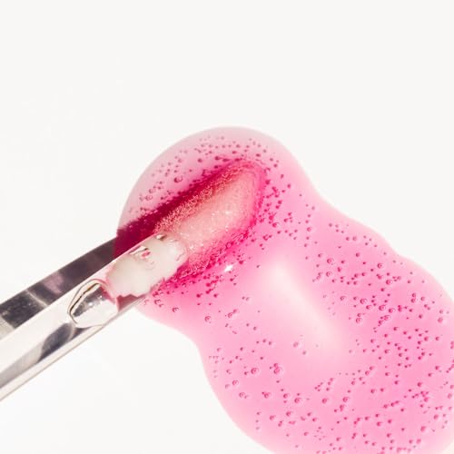 Lottie London Oil Slick in Extra Cherries, Nourishing & Hydrating Lip Oil Infused with Vitamin E, Vitamin B, Almond Oil and Jojoba Oil, for a Non-sticky & Glossy Finish