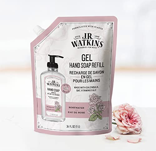 Liquid Hand Soap Refill Pouch 1L - Gentle, Hydrating Hand Wash