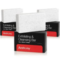 Anthony Men's Exfoliating Soap Bar, Grapefruit Scent, 5 Oz - Infused with Cucumber Extract, Jojoba, Shea Butter, Squalane & Coconut Oils for Moisturizing, Exfoliating & Refreshing Body Skin