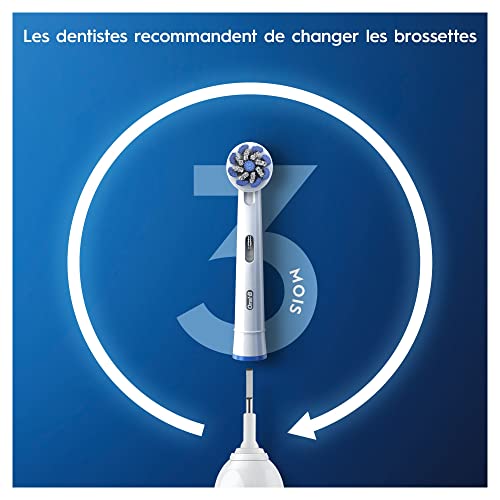 Oral-B Sensitive Clean Replacement Brush Heads - Single Pack, White