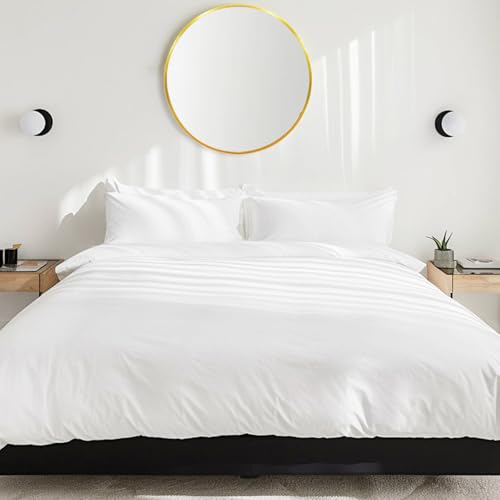 30 Inch Gold Round Mirror with Brushed Metal Frame - Wall Decor, HD Glass, Easy Install