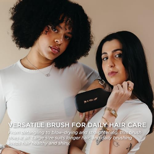 Denman Gentle Paddle Hairbrush for Detangling & Blowdrying - Pack of 1